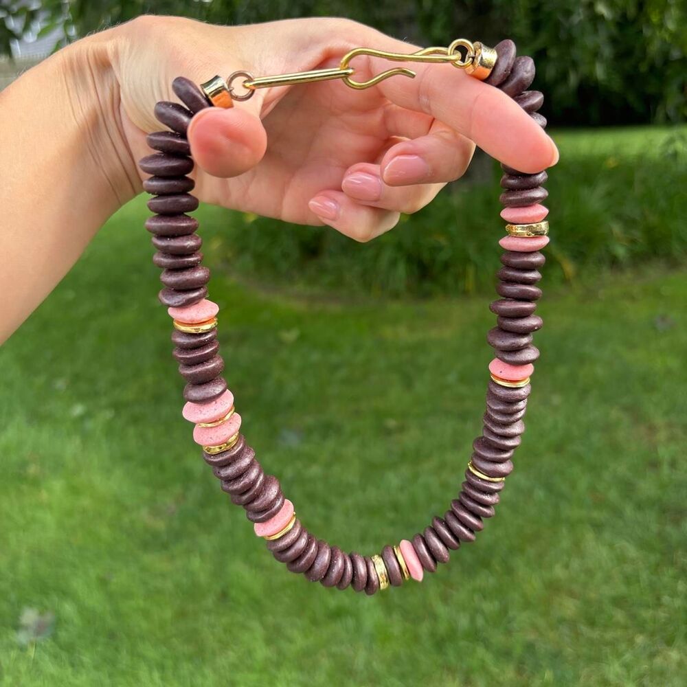 Lizzie Fortunato Laguna Necklace In Cocoa